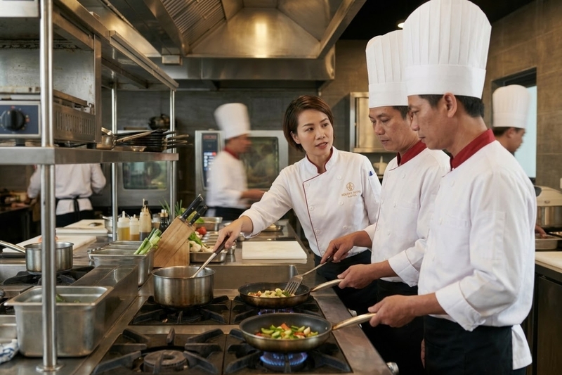 Executive chef và head chef