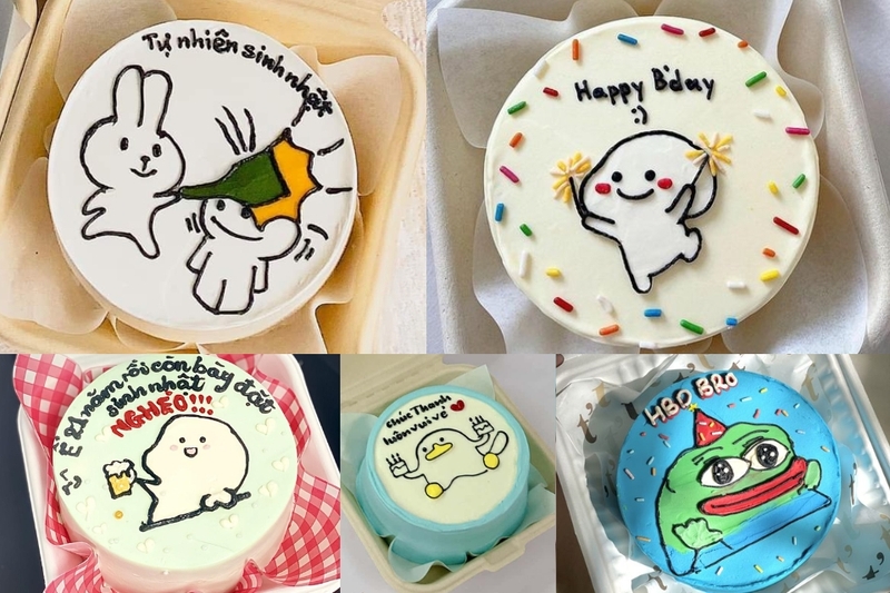 Bento bánh kem dành cho bạn thân – vui nhộn và đáng nhớ