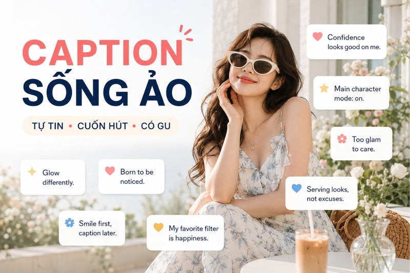 Caption tiếng Anh cho ảnh sống ảo