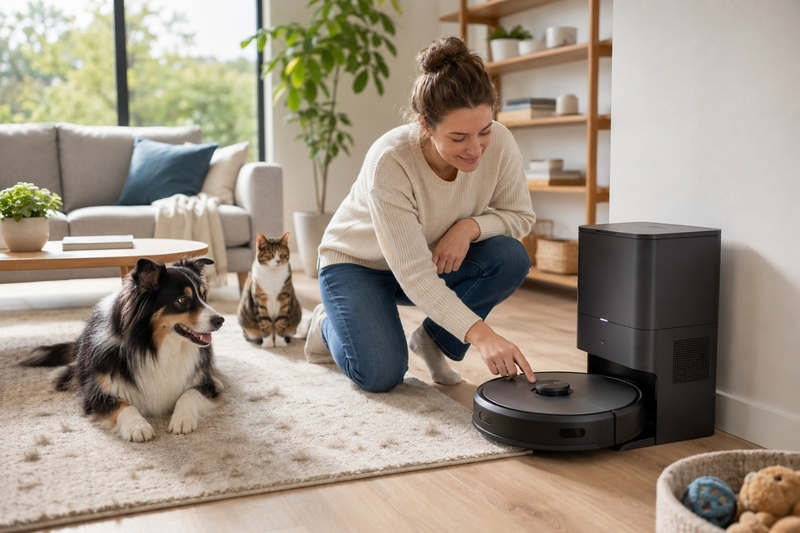 Robot hút bụi có hút được lông chó mèo không - 3