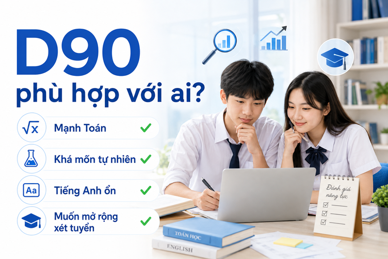 Khối D90 phù hợp với những thí sinh nào