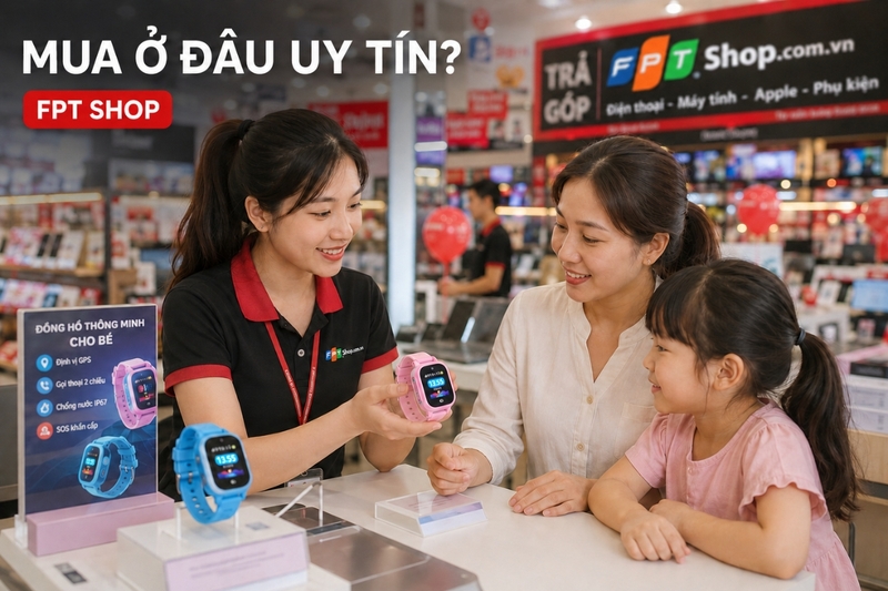 Mua đồng hồ thông minh cho trẻ em ở đâu uy tín