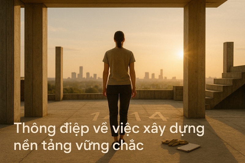 Thông điệp về việc xây dựng nền tảng vững chắc