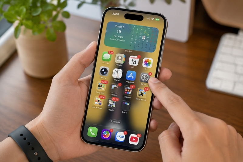 Cách bật tắt chế độ im lặng trên iPhone 17 - 5
