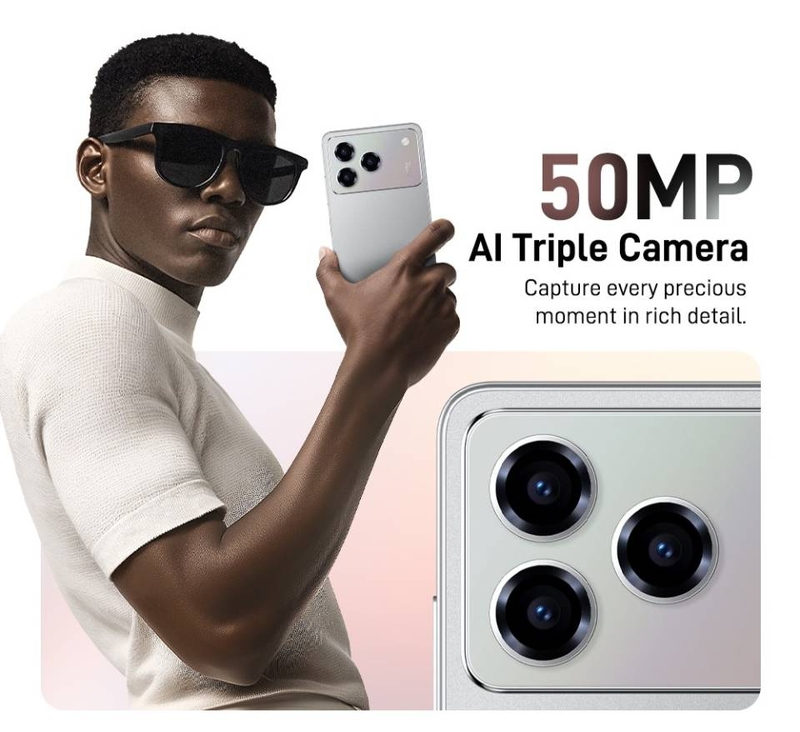 Camera chính 50MP tích hợp trí tuệ nhân tạo là điểm nhấn nổi bật của Nubia A76