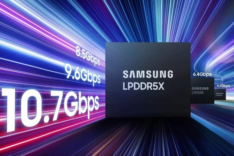 RAM LPDDR5X tốc độ cao và bộ nhớ UFS 4.0