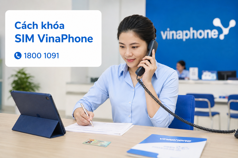 Cách khóa SIM VinaPhone