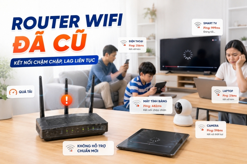 Router WiFi đã cũ