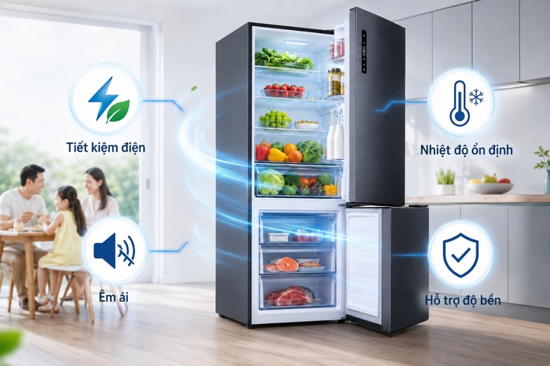 Công nghệ Inverter tủ lạnh có lợi ích gì