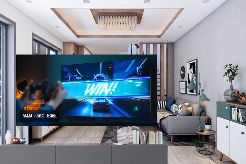 lg smart tivi 4k 55 inch 55nano76sqa ho tro choi game