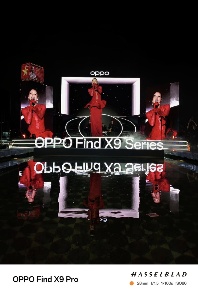 Đi concert chưa bao giờ mãn nhãn đến thế cùng OPPO Find X9 Series 2