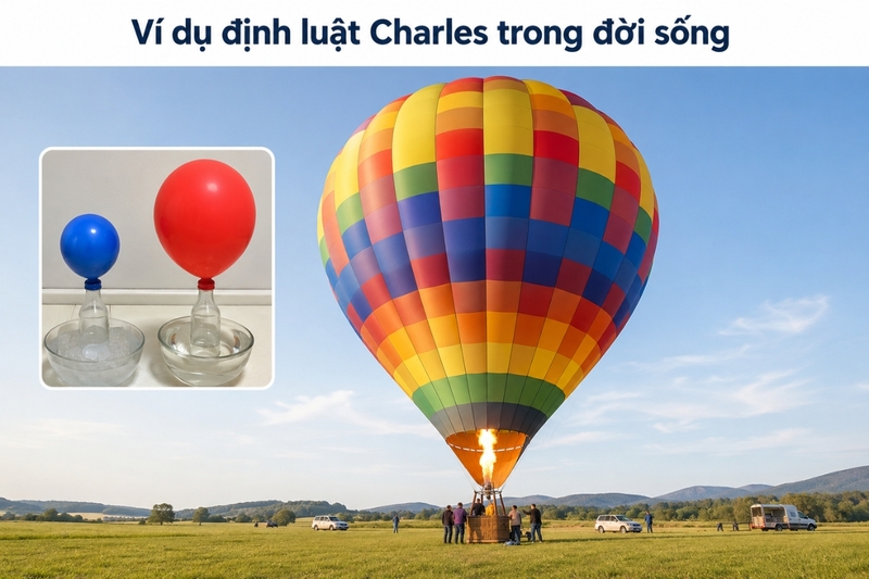 Ví dụ về định luật Charles trong đời sống