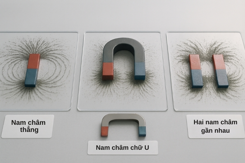 So sánh từ phổ của các loại nam châm