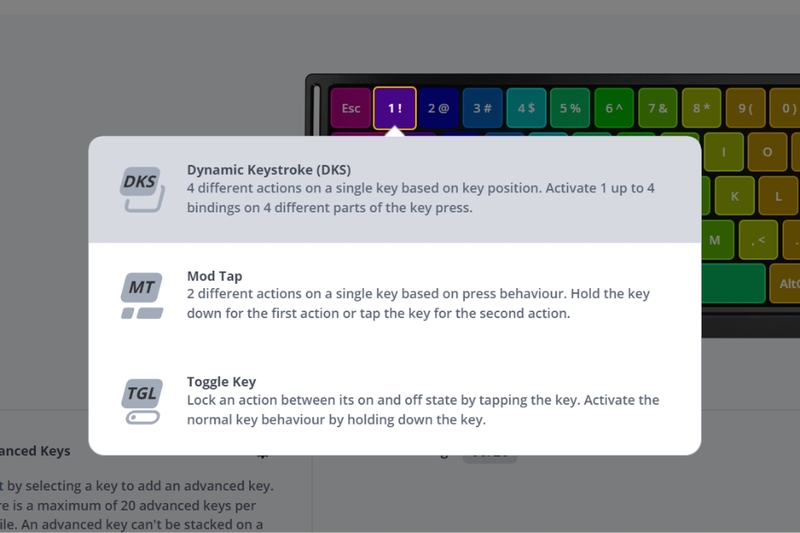 Dynamic keystroke và Mod-Tap – tùy biến linh hoạt