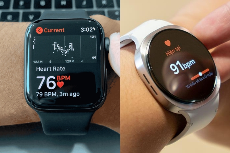 So sánh Samsung Galaxy Watch 8 và Apple Watch Series 10 - 4