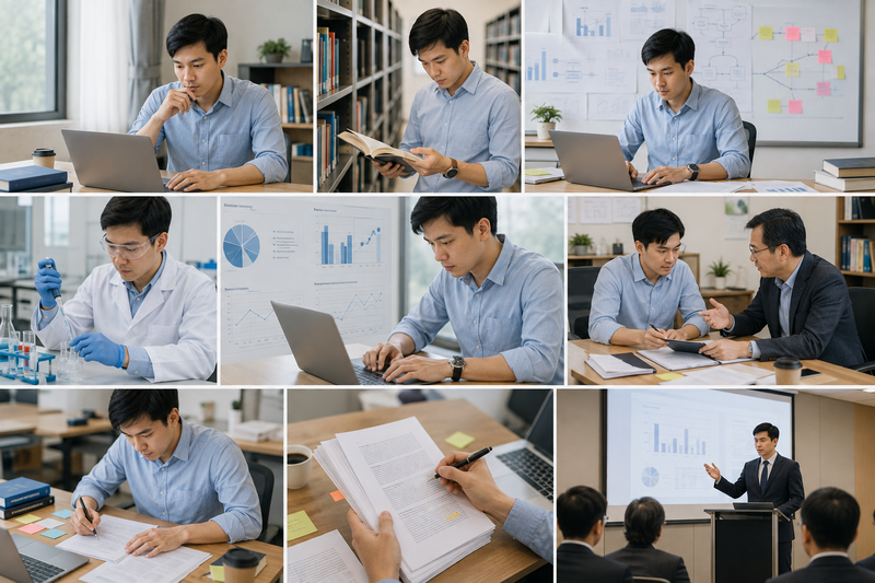 Tiến độ làm luận văn hoặc đề án