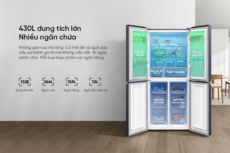 Đánh giá tủ lạnh Xiaomi Mijia 430L (2)