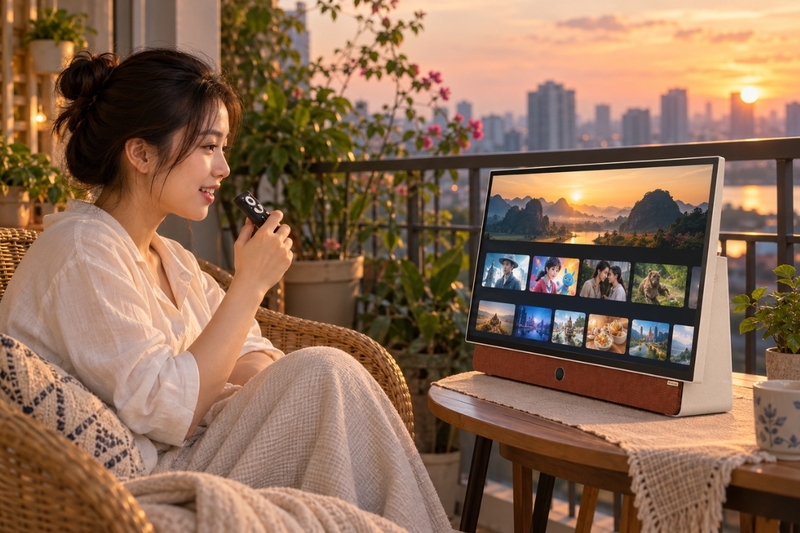 Coocaa 24LP6000G chạy nền tảng Google TV chính thức