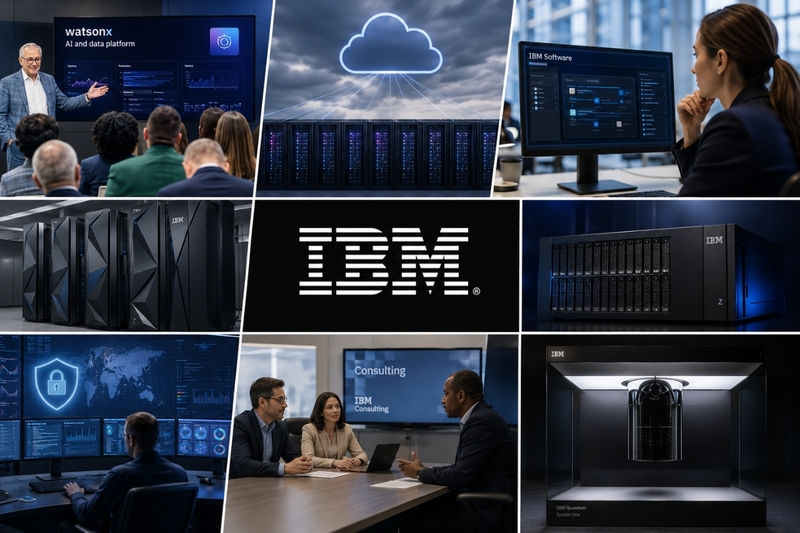 IBM hoạt động trong những lĩnh vực nào?