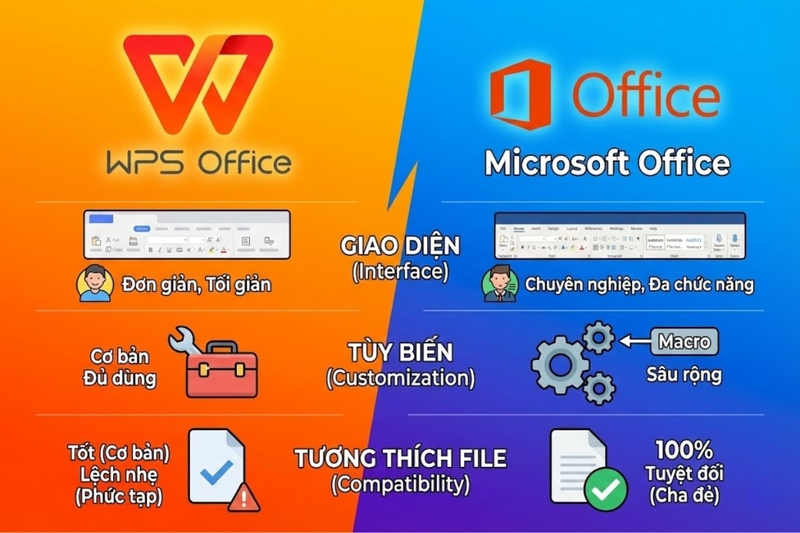 So sánh giao diện và trải nghiệm người dùng