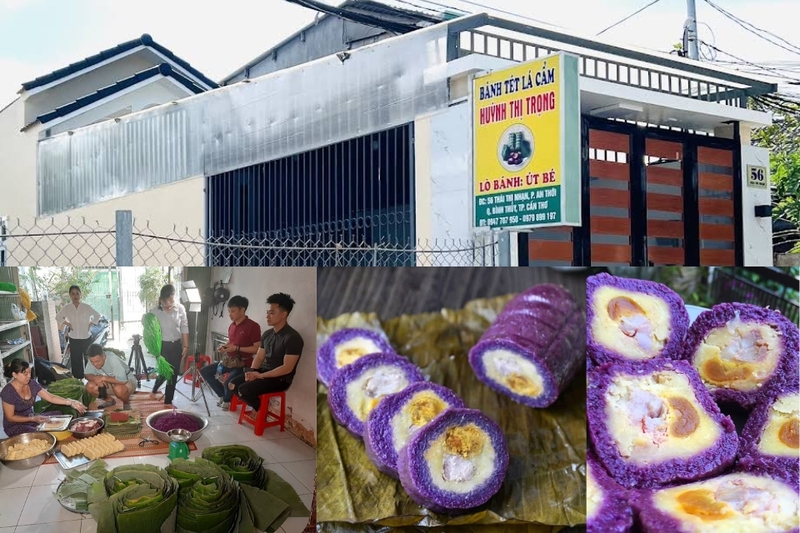 Bánh tét bà Huỳnh Thị Trọng (Nhà họ Huỳnh)