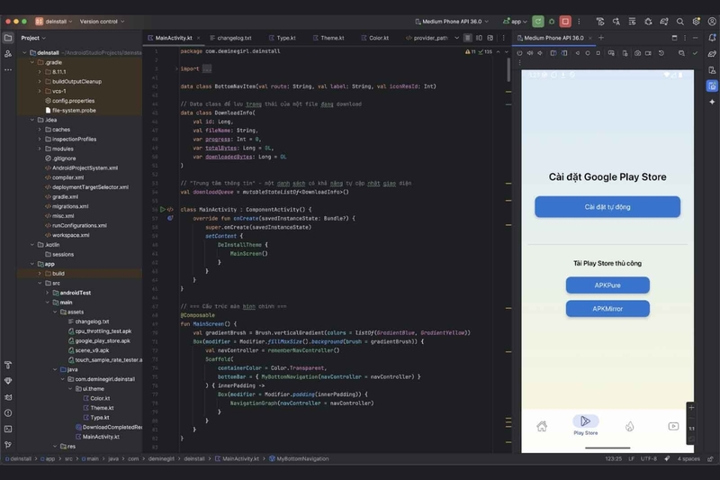 Gemini trong Android Studio