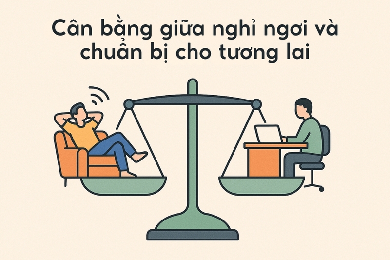 Cân bằng giữa nghỉ ngơi và chuẩn bị cho tương lai