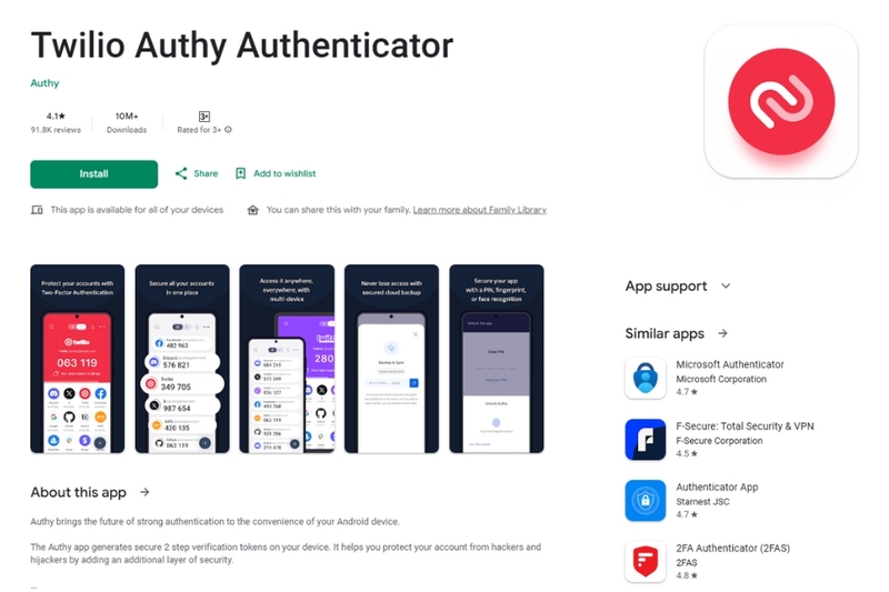 Hướng dẫn sử dụng Authy để bảo mật 2FA tài khoản