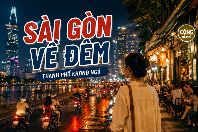 Cap về Sài Gòn về đêm