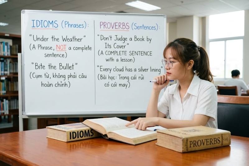 Sự khác nhau về cấu trúc ngữ pháp