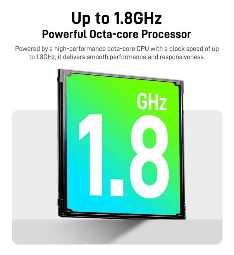 Nubia A76 được trang bị vi xử lý Unisoc T7250 tám nhân 1.8GHz