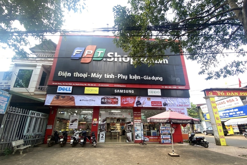 FPT Shop sở hữu mạng lưới cửa hàng trải dài nhiều tỉnh thành