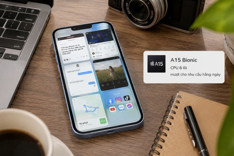 Chip A15 Bionic trên iPhone 14 mạnh như thế nào?