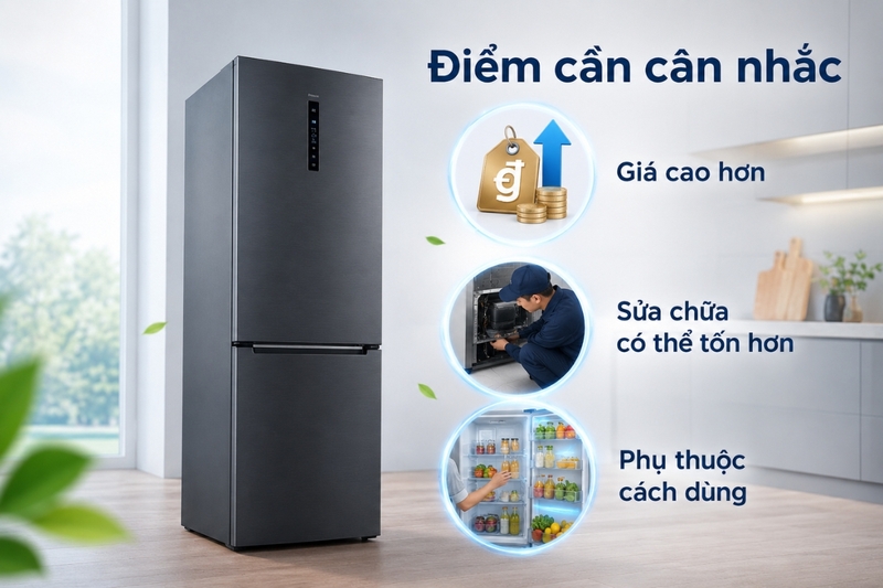 Tủ lạnh Inverter có nhược điểm không