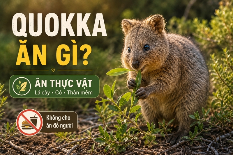 Quokka ăn gì