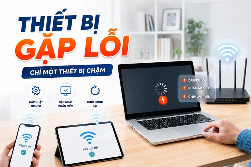 Thiết bị đang dùng gặp lỗi