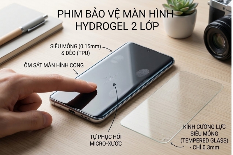 So sánh kính cường lực và kính 2 lớp hydrogel (4)