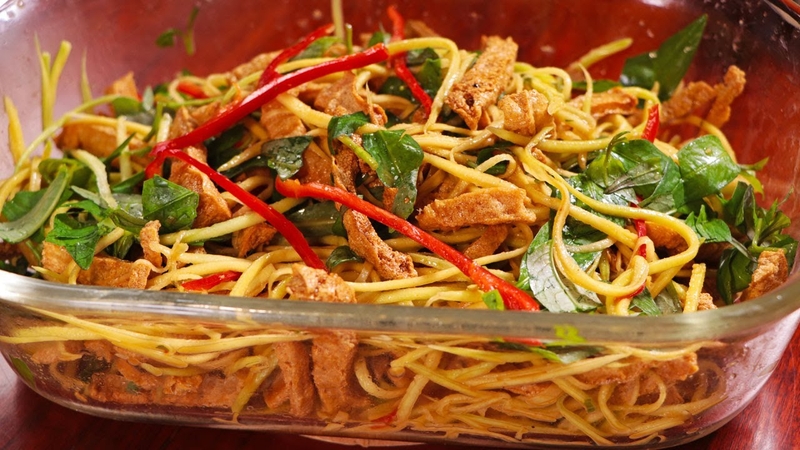 Gỏi xoài xanh chay