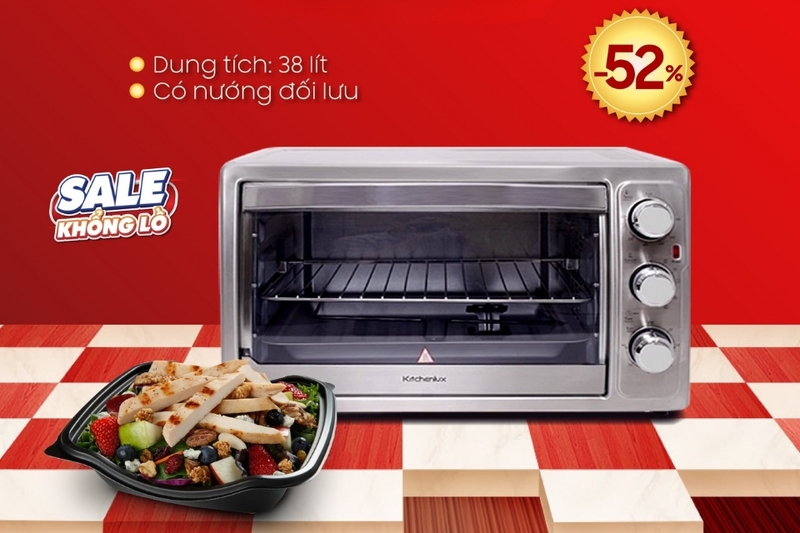 Lò nướng Kitchenlux KWS1538Q-H7 - Mức giá bình dân dễ tiếp cận