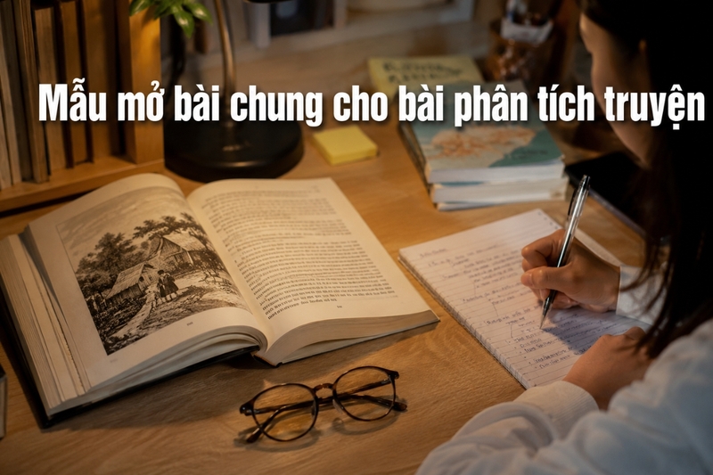 Mẫu mở bài chung cho bài phân tích truyện