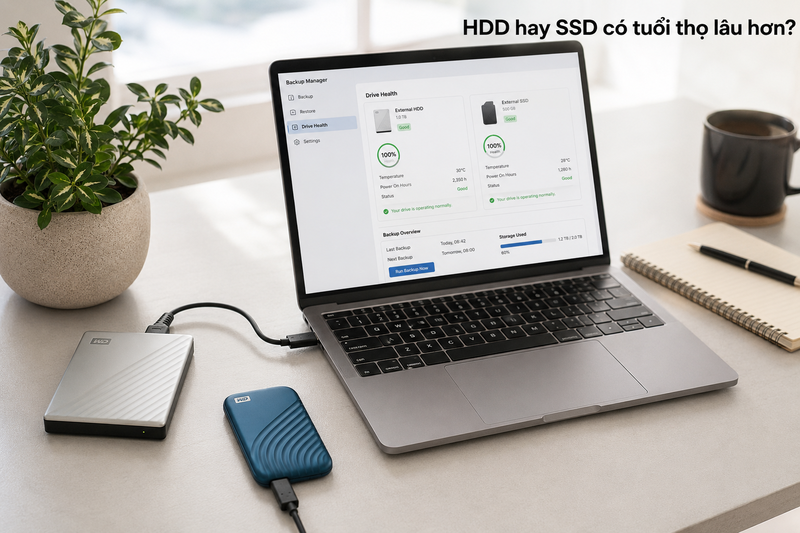 HDD hay SSD có tuổi thọ lâu hơn