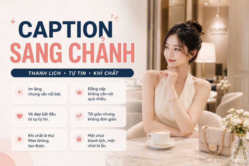 Caption sống ảo sang chảnh