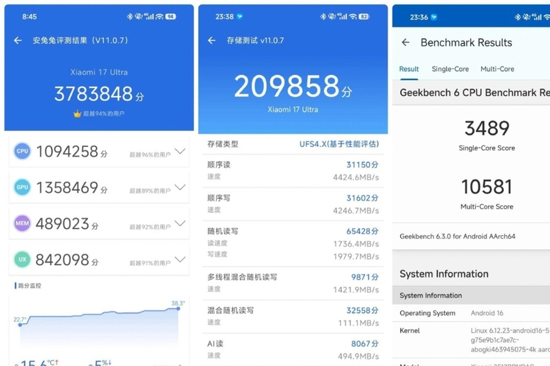 So sánh Xiaomi 17 Ultra và Xiaomi 17 Pro Max - 6