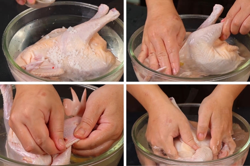 Sơ chế thịt gà