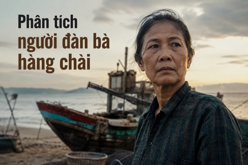 Mẫu mở bài phân tích người đàn bà hàng chài