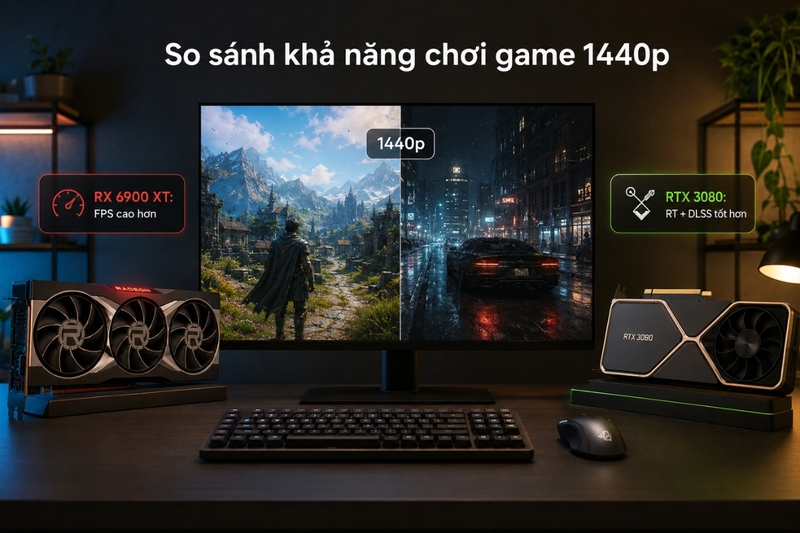 So sánh khả năng chơi game 1440p