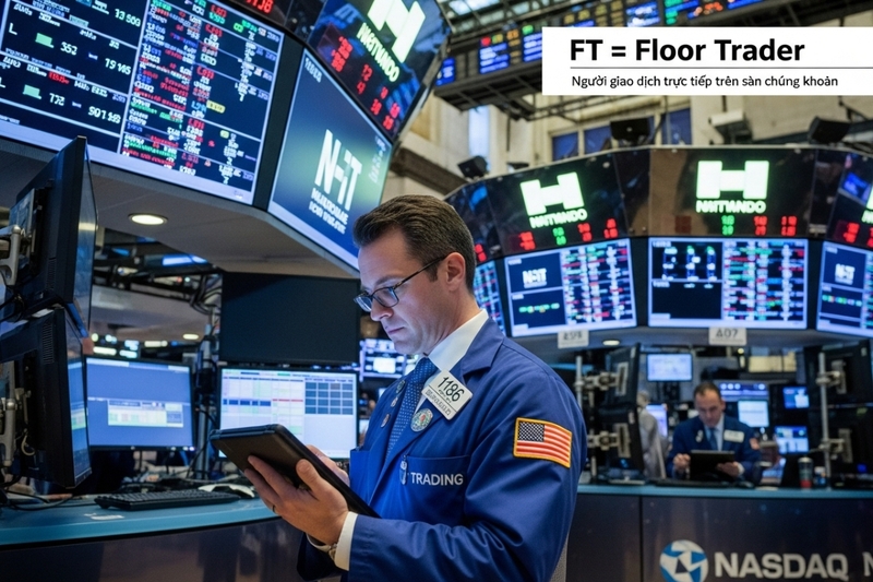 Trong thị trường chứng khoán, FT có thể được dùng để chỉ Floor Trader
