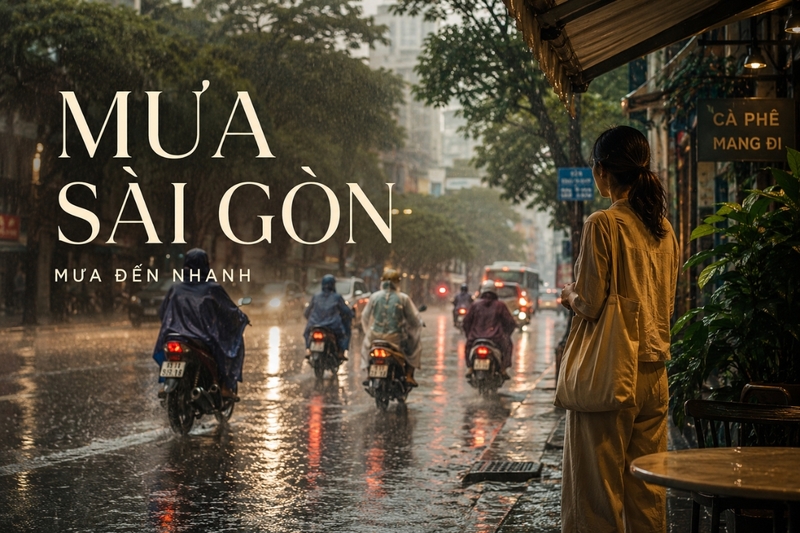 Cap về mưa Sài Gòn