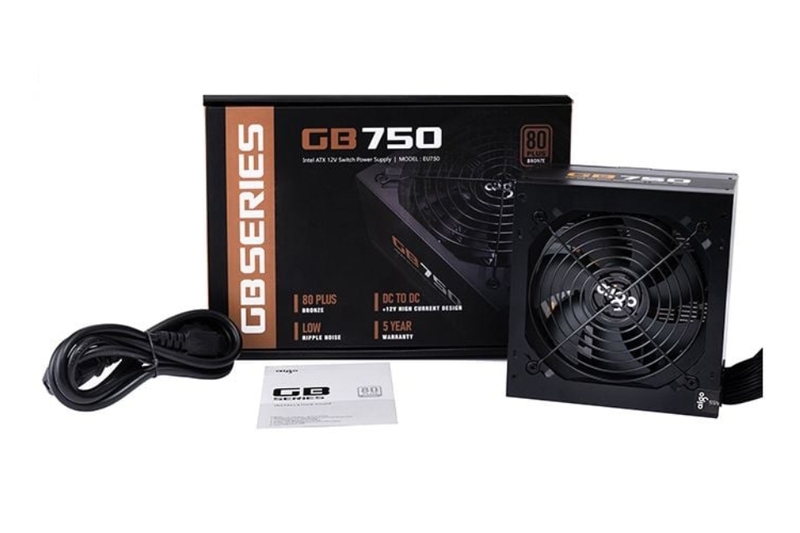 Bộ nguồn Aigo GB750 80 Plus Bronze: Ổn định và an toàn