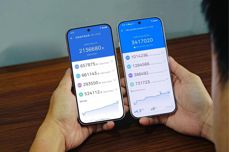 So sánh OPPO Reno15 Pro và OPPO Find X9 (3)